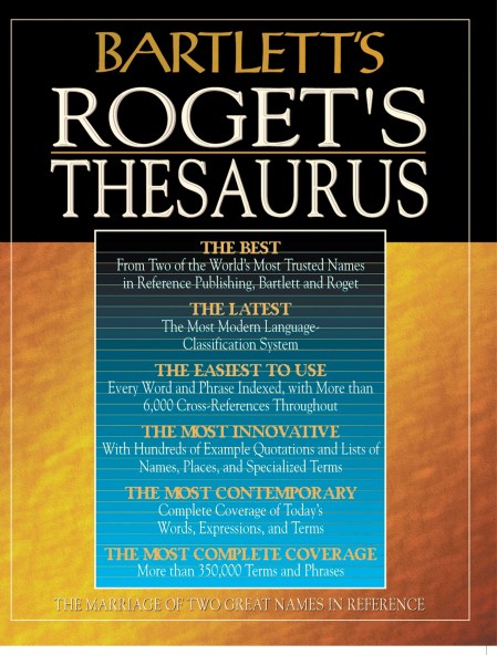 Bartlett’s Roget’s Thesaurus