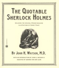 The Quotable Sherlock Holmes