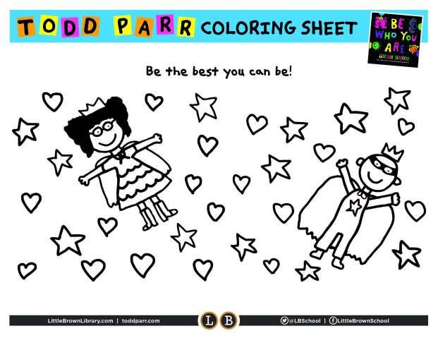 Todd Parr Coloring Page