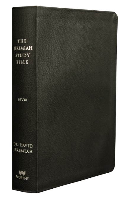 The Jeremiah Study Bible, NIV: Black Genuine Leather