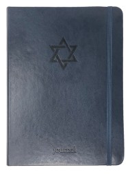 The Star of David Essential Journal (Navy LeatherLuxe®)