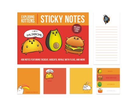 Exploding Kittens Sticky Notes