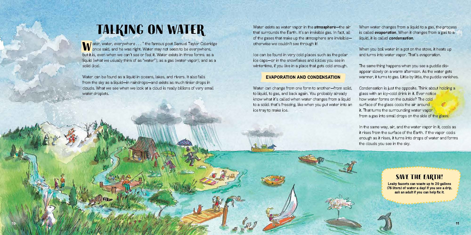 Sample Spread for A Child's Introduction to the Environment