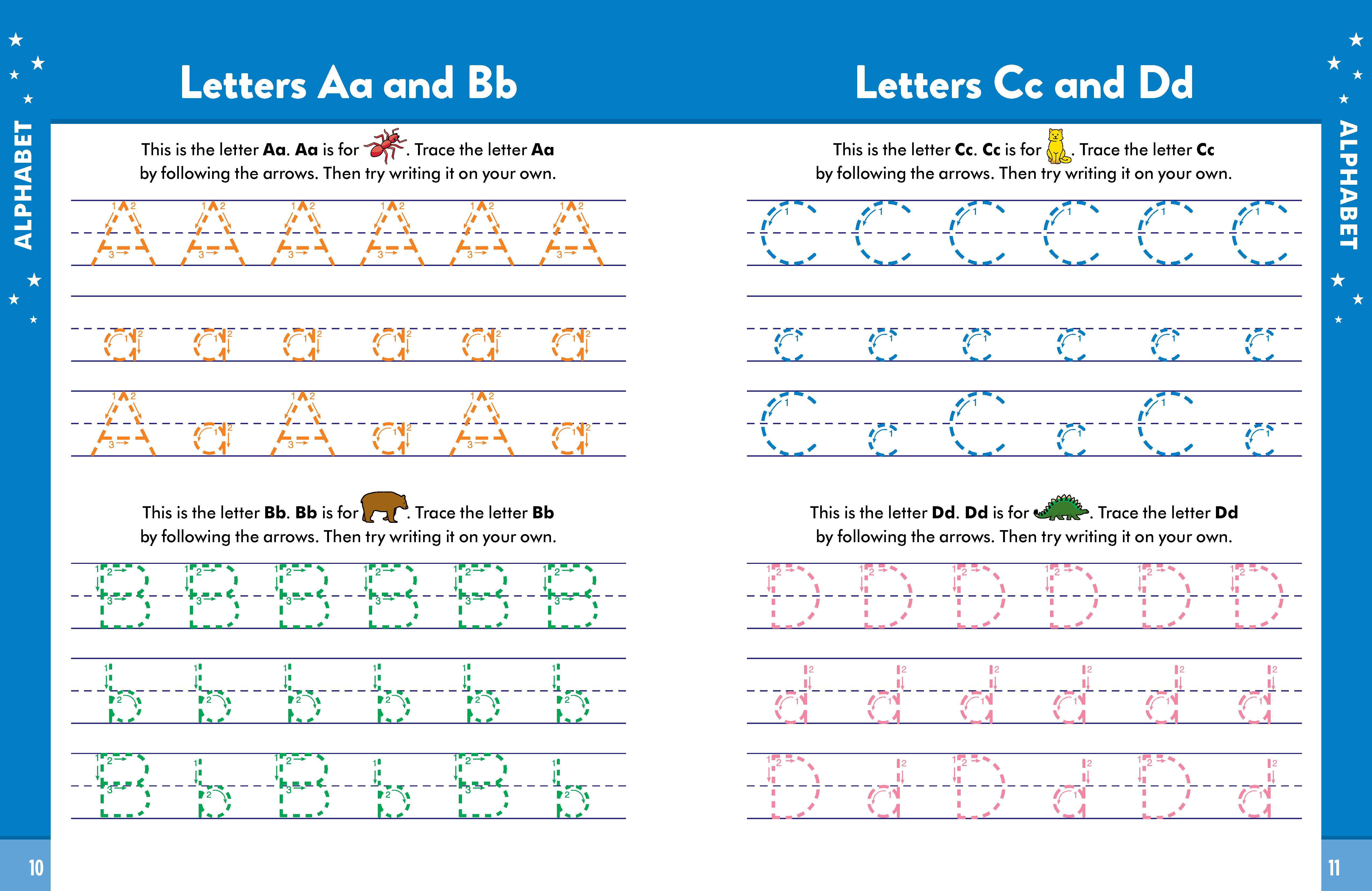 Sample Spreads for Get Ready for School First Grade Revised Edition