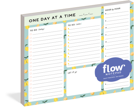 One Day at a Time Daily List Pad