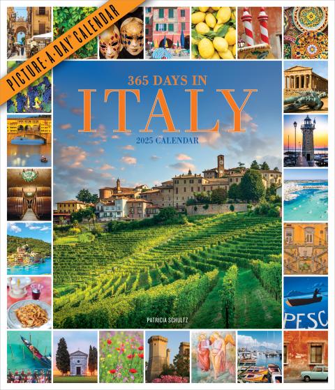 365 Days in Italy Picture-A-Day® Wall Calendar 2025