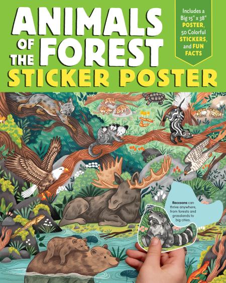 Animals of the Forest Sticker Poster