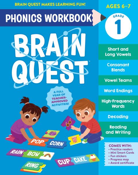 Brain Quest Phonics Workbook: Grade 1