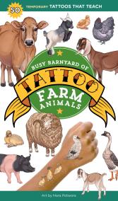 Busy Barnyard of Tattoo Farm Animals